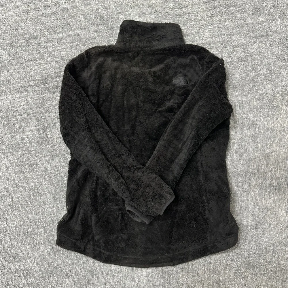 The North Face Fleece Womens Size M Black Osito Full Zip High Pile Soft Jacket